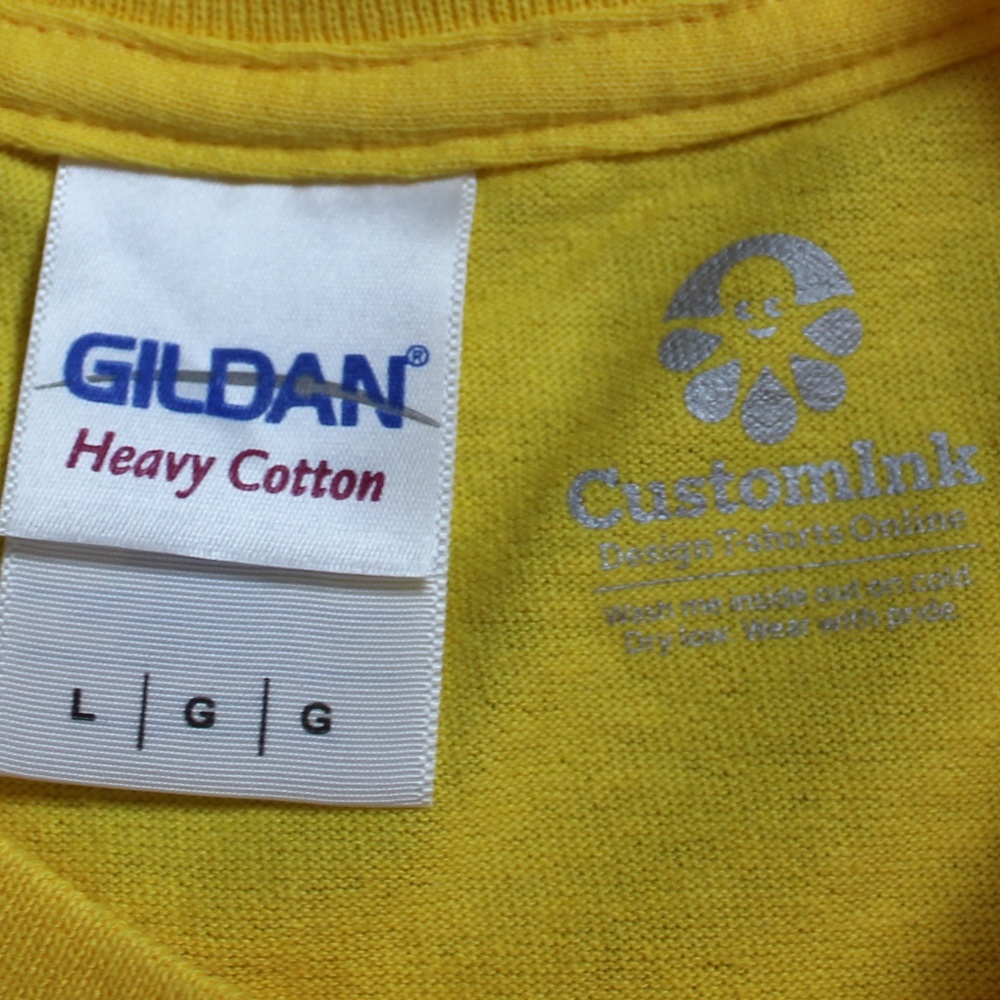 NWOT BARK 'N' BORROW YELLOW T-SHIRT SIZE L… - Picture 5 of 5